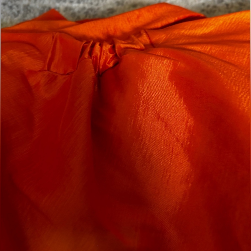 BOYKO by Anthropology Gigi Dress Orange Floral Skirt Size: XS (originally $298) - Picture 7 of 10